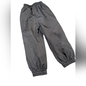 🟥3/15$ Kids Black Elastic Waist Outdoor Insulate Pants 3T